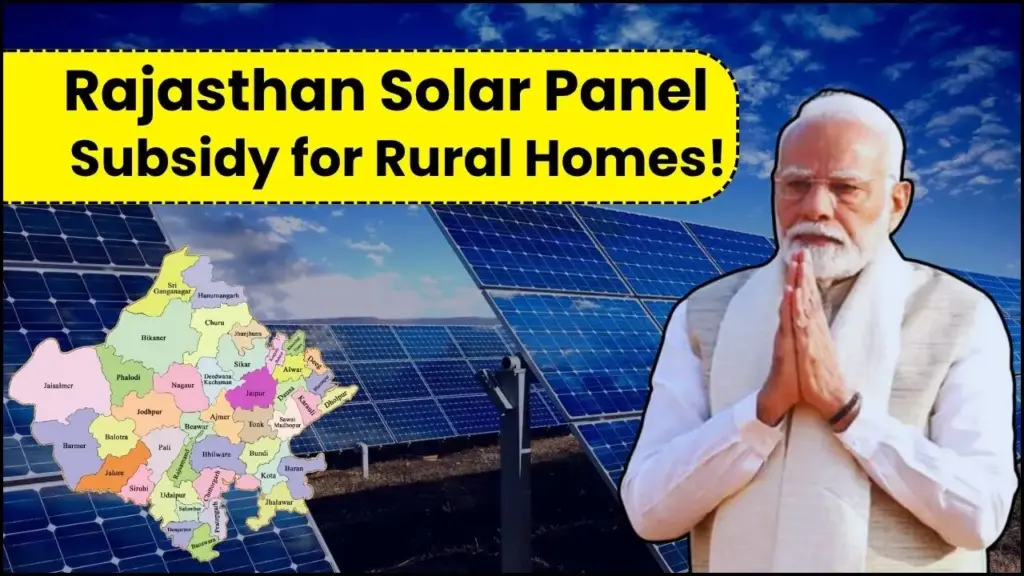 Rajasthan Introduces Solar Panel Subsidy for Rural Homes